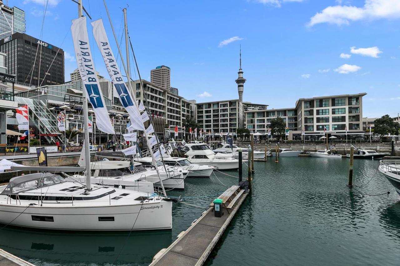 Dazzling Sea Views - Heart Of The Viaduct Lägenhet Auckland Exteriör bild